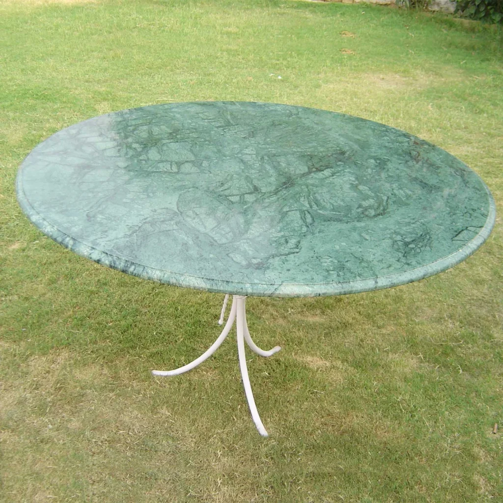 Green Marble Round Tabletop