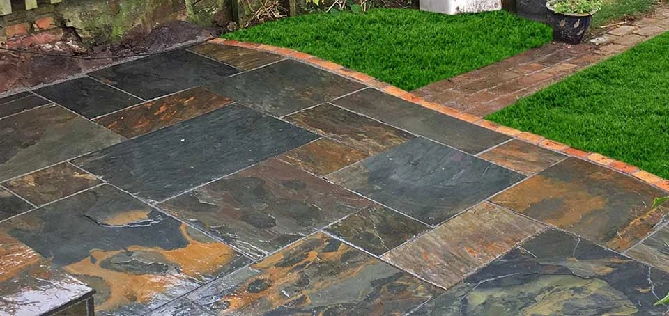 Slate-tile-in-Garden-area