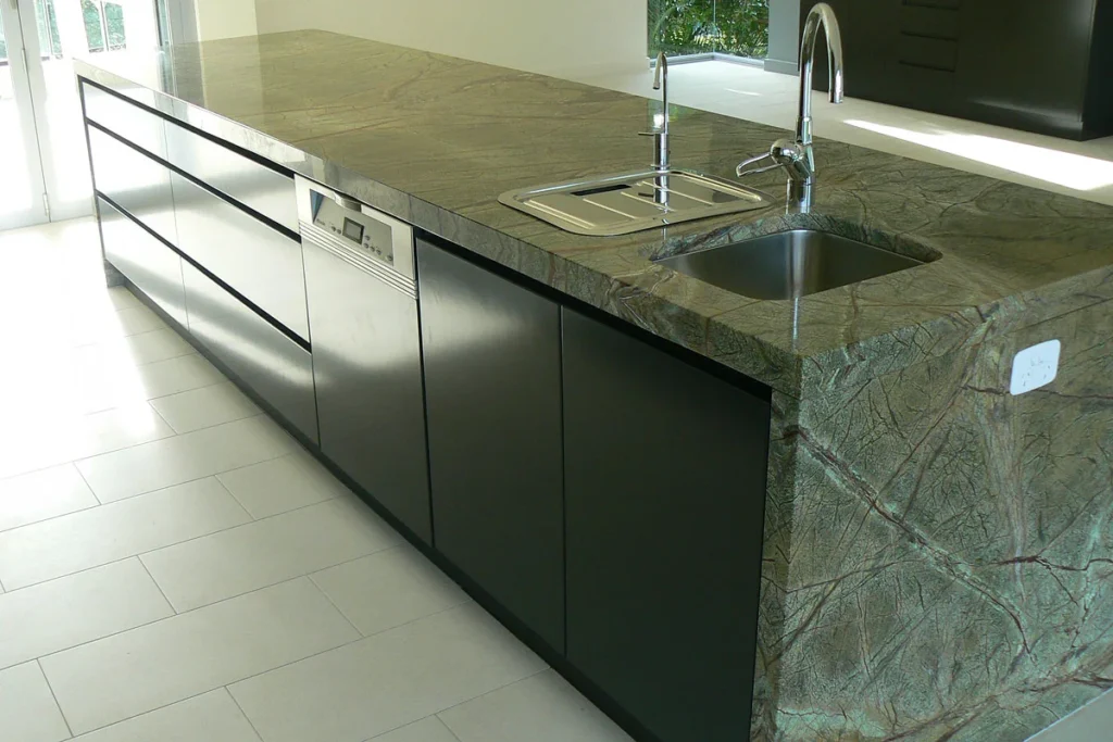 Rainforest-Green-Marble-Kitchen