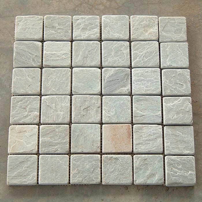 H White Quartzite Mosaic