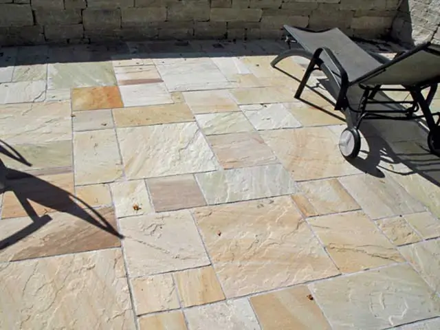 Mint Sandstone Flooring Project