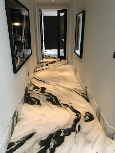 Panda white floor marble