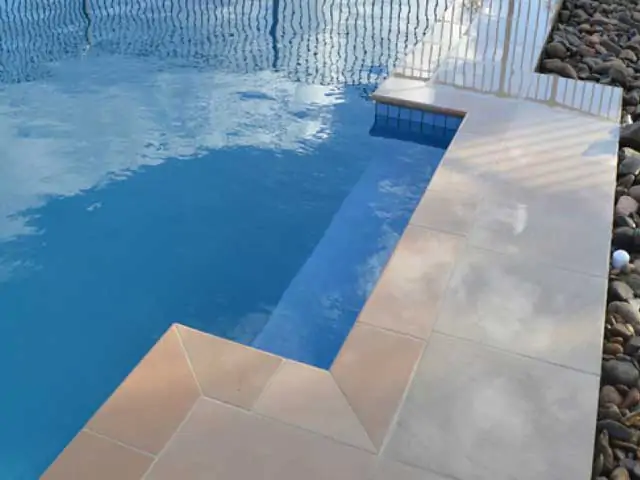 Dholpur Beige Sandstone Pool Surrounding Project