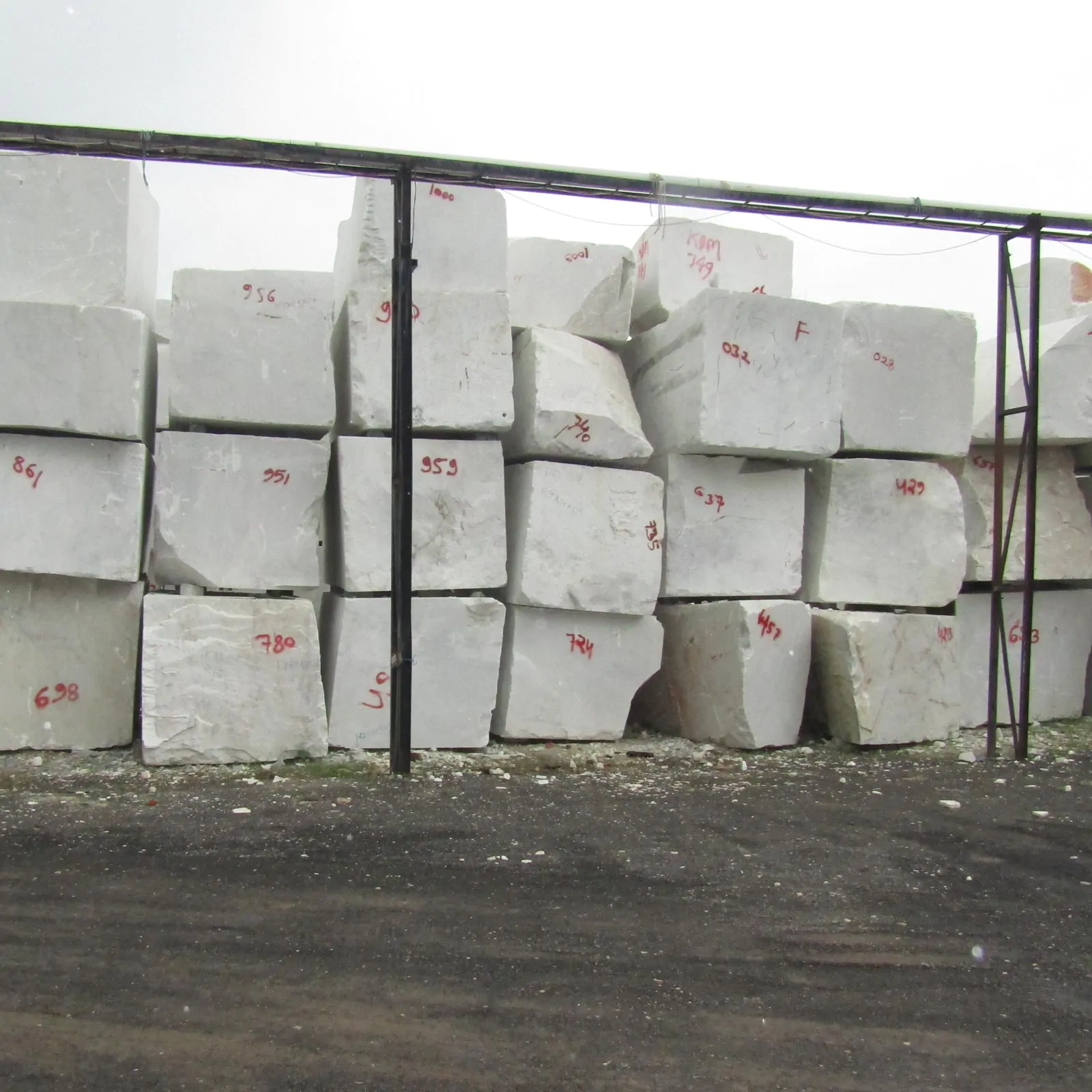 Banswara White marble blocks