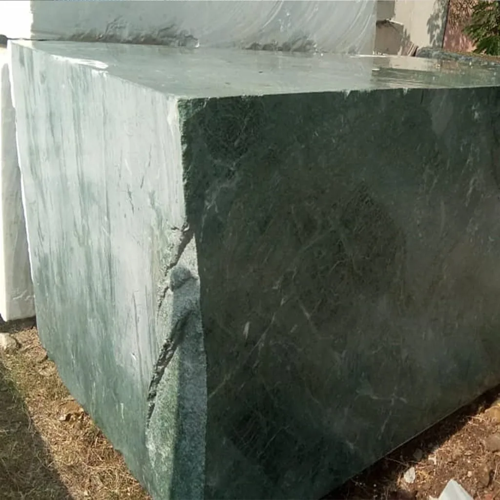 Green Marble Block