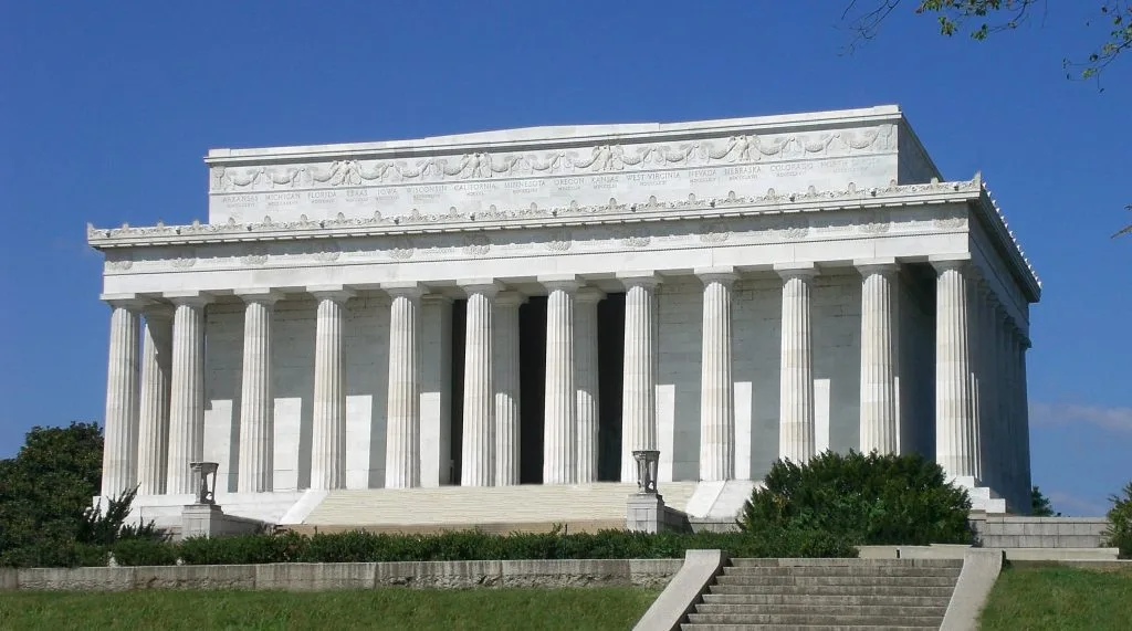 Lincoln Memorial marble stone