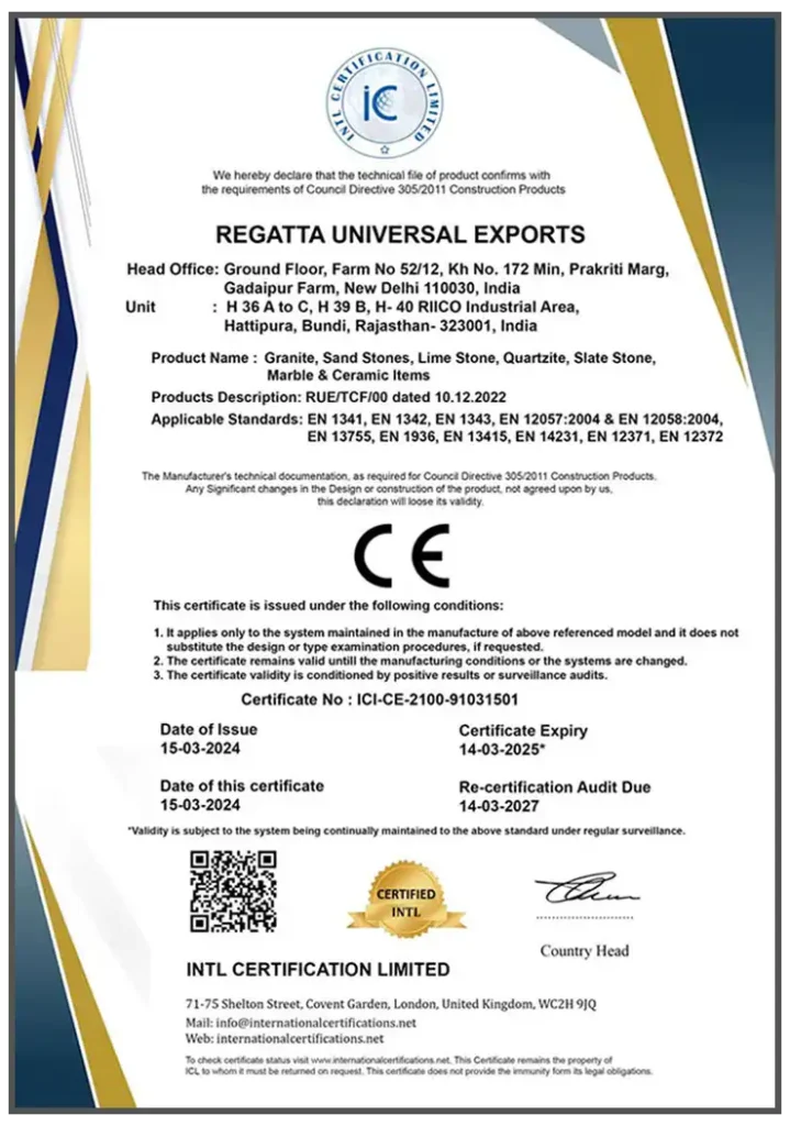 CE Certificate