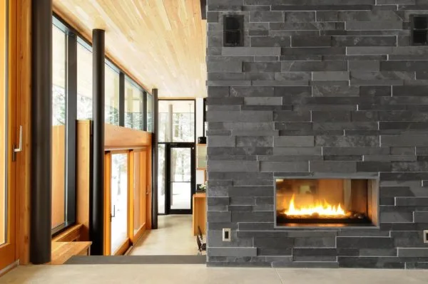 Black Slate Wall