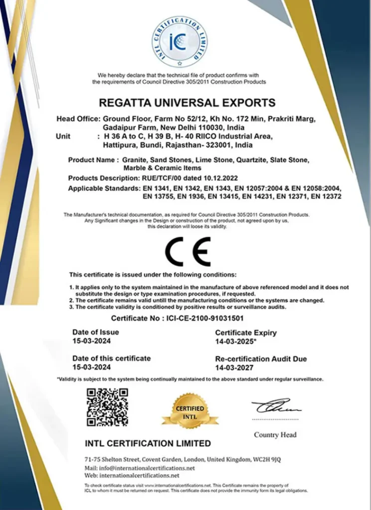 CE Certificate